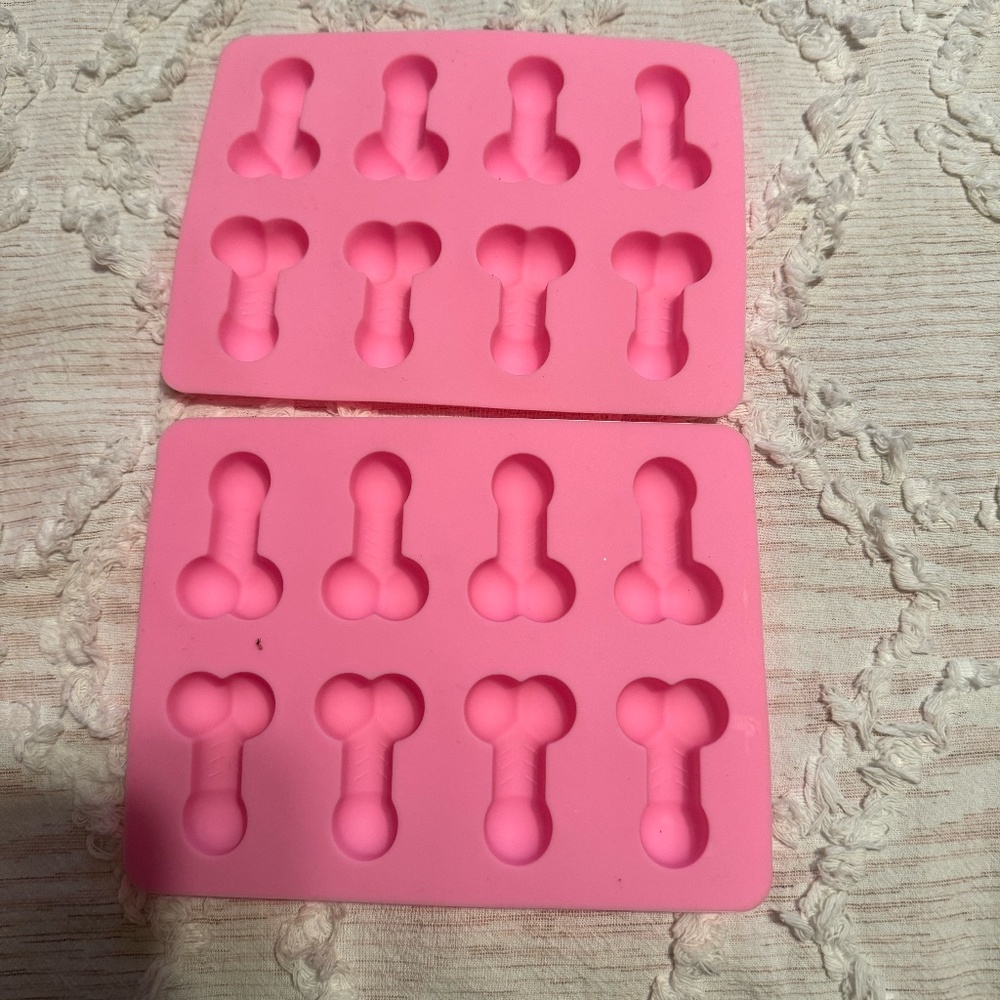 Bachlorette Pink Penis Ice Molds Silicone